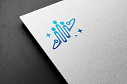 Health people logo designs concept, a Branding & Logo Template by Lucky Creative (Thumbnail 4 of 4)