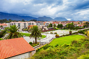 Llanes city aerial view, Spain, a Photo by saiko3p
