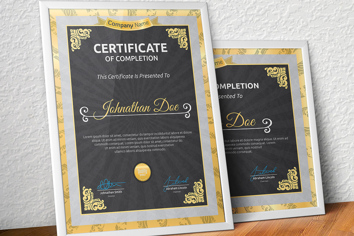 Certificate, a Stationery Template by Curve Design (Photo 1 of 3)