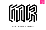 Monogram Rounded, a Font by Studio Dot by dot (Thumbnail 1 of 3)