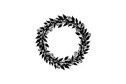 Botanical Floral Wreath SVG Bundle, an Illustration by Designs_River (Thumbnail 12 of 31)