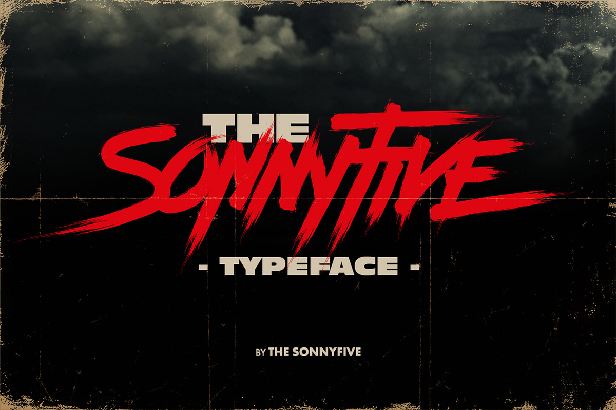 THE SONNYFIVE typeface
