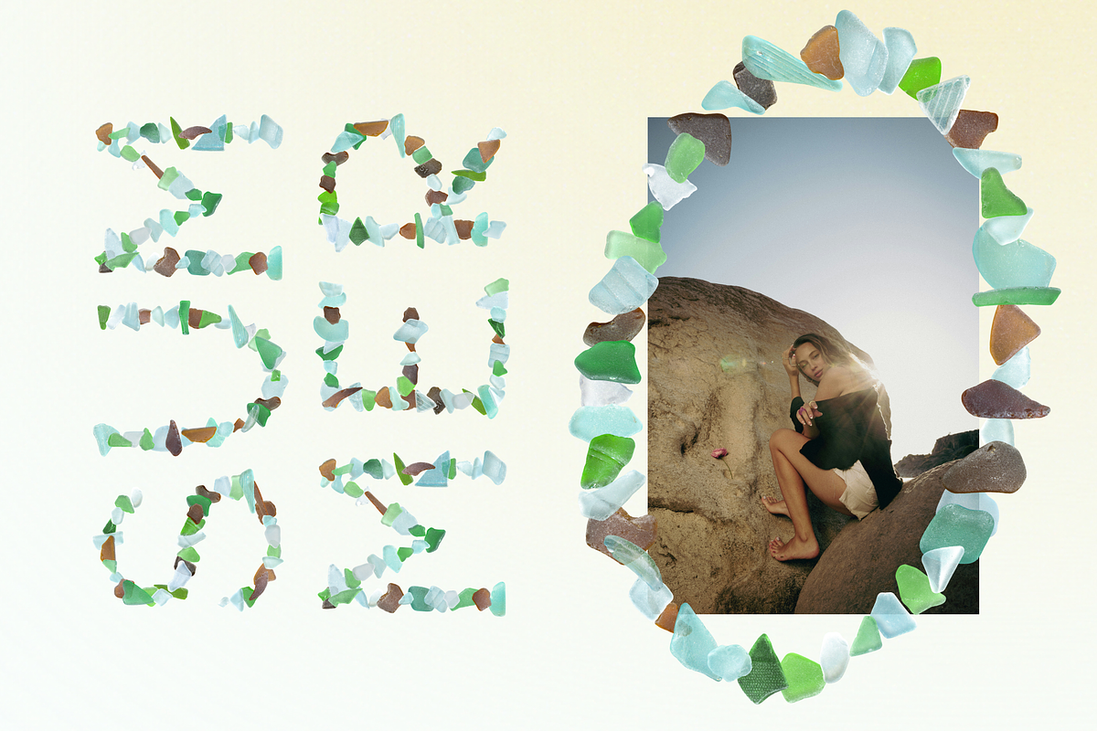 Sea Glass: Scanned Glass Toolkit, an Object Graphic by Anastasiia VNSK (Photo 18 of 19)