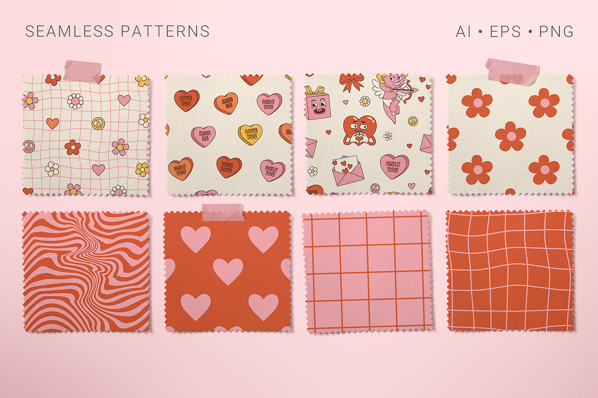 Groovy Valentine's Day, an Illustration by Martyshova (Photo 15 of 18)