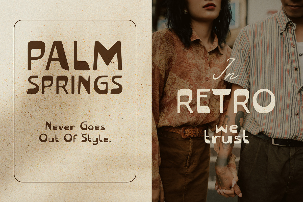 Palmaris MidCentury PalmSprings Sans, a Sans Serif Font by Struvictory.art (Photo 3 of 9)