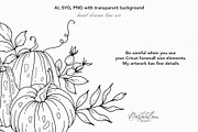 Hand Drawn Pumpkin SVG arrangements, an Object Graphic by CaraulanStore (Thumbnail 8 of 8)