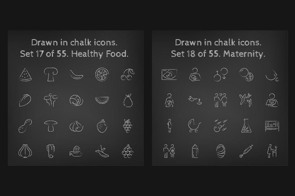 1100 Chalkboard vector icons pack, an Outline Icon by Visual Generation (Photo 12 of 31)
