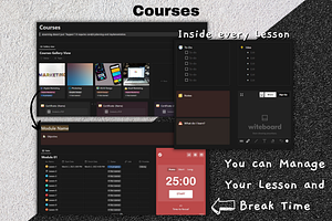 Notion Online Course Tracker