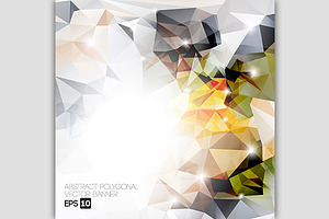 Vector abstract polygon