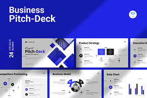 Business Pitch Deck Presentation, a Presentation Template by Fit-tee