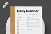 Daily And Weekly Planner Layout, a Stationery Template by MightyDesign (Thumbnail 4 of 8)