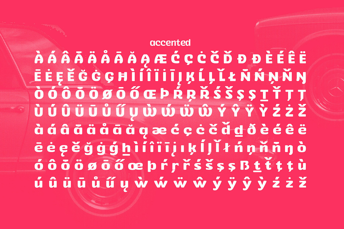 Stubby Typeface preview 6