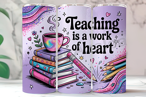Heartfelt Teacher Quote Tumbler, an Arts & Entertainment Photo by LamanAzalea