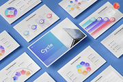 Cycle Infographic PowerPoint, a Presentation Template by Pixslides (Thumbnail 1 of 5)