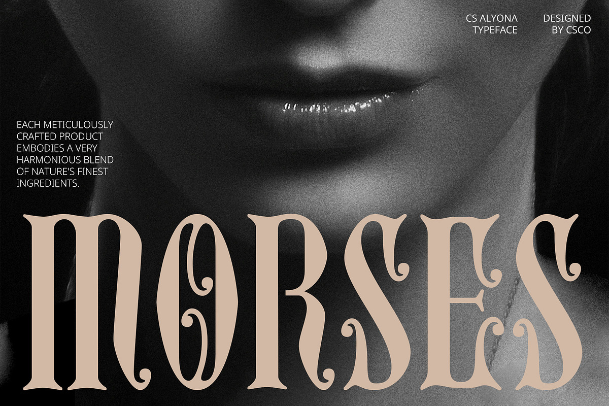 CS Alyona – Gothic Font, a Serif Font by Craft Supply Co. (Photo 6 of 8)
