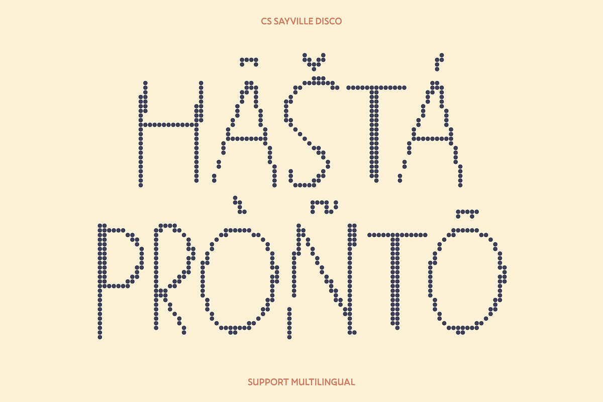 CS Sayville Disco, a Handwritten Font by Craft Supply Co. (Photo 7 of 8)