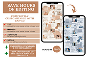 Orange Instagram Puzzle Template, a Social Media Template by LushBury (Thumbnail 4 of 5)