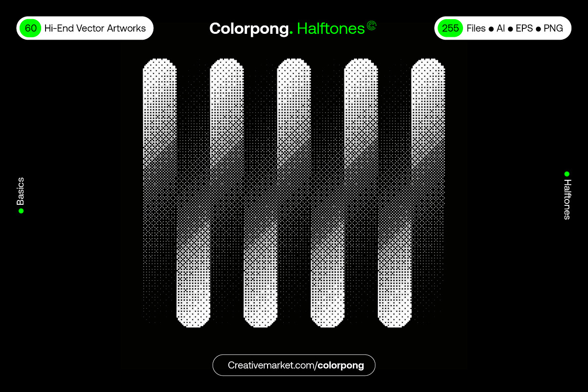 Halftones – Vector Bundle, a Background Graphic by Colorpong (Photo 2 of 19)