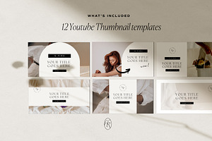 Youtuber Template Bundle Canva