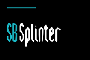 Splinter, a Font by SelfBuild Type