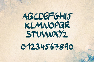 Bristle - Hand Drawn Font