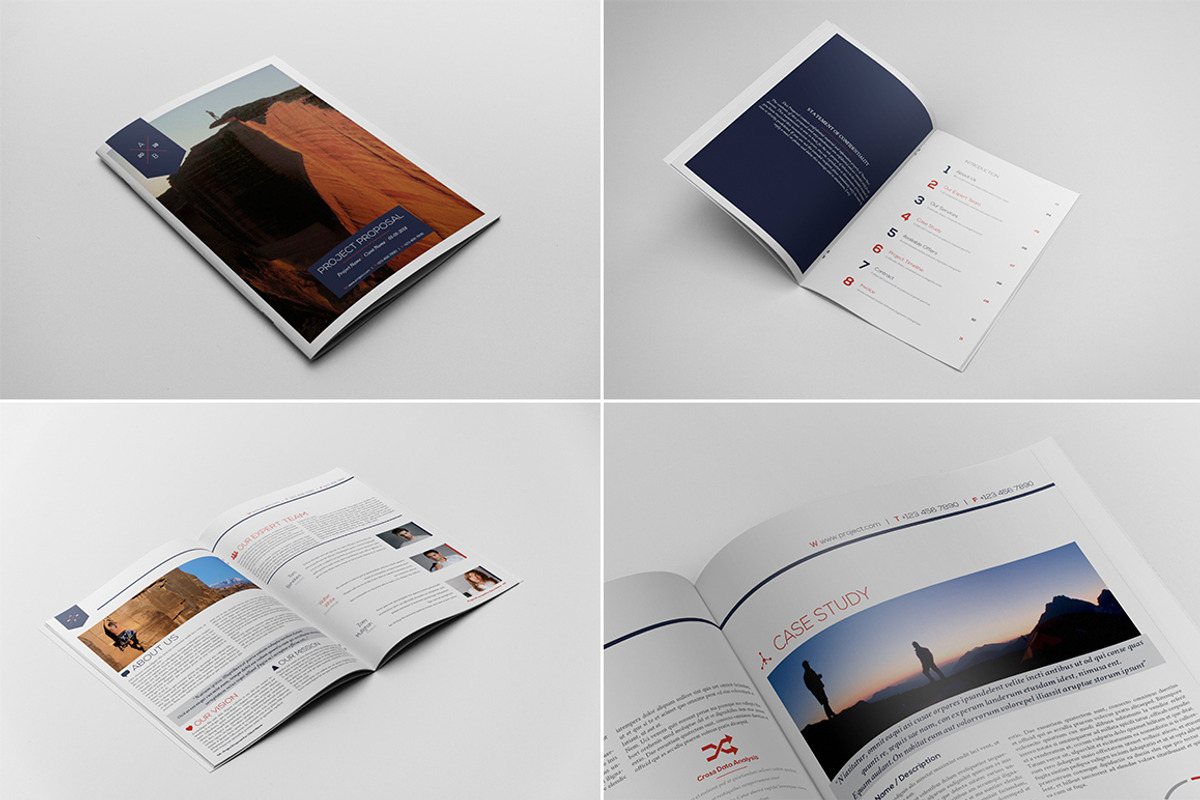 Modern Project Proposal Template, a Brochure Template by Andre28 (Photo 5 of 6)