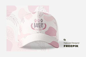 Velcro Snapback Baseball Cap Mockup