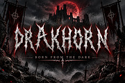 DRAKHORN, a Blackletter Font by Wow Magic (Thumbnail 1 of 4)