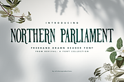 NORTHERN PARLIAMENT, a Serif Font by Eli Shore Productions (Thumbnail 1 of 9)