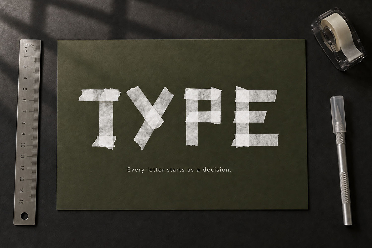 Tape White Font, a Sans Serif Font by Handmadefont (Photo 3 of 15)