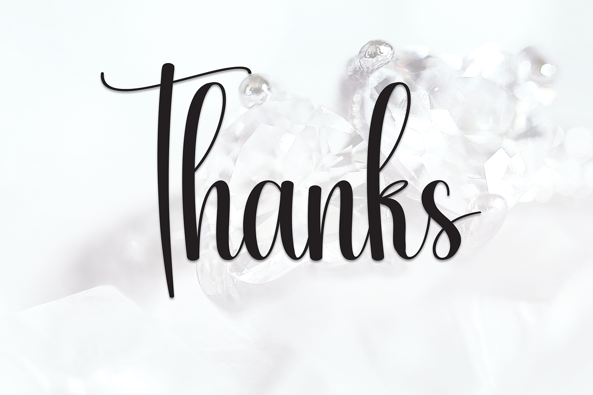 Rhinestone | Script Font, a Handwritten Font by Scratchones (Photo 9 of 9)