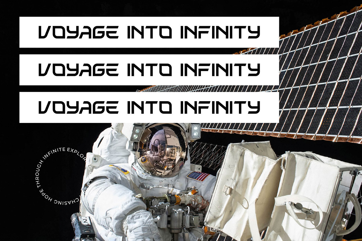 Chrome Quantum Futuristic Font, a Sans Serif Font by timelesstype.co (Photo 14 of 20)