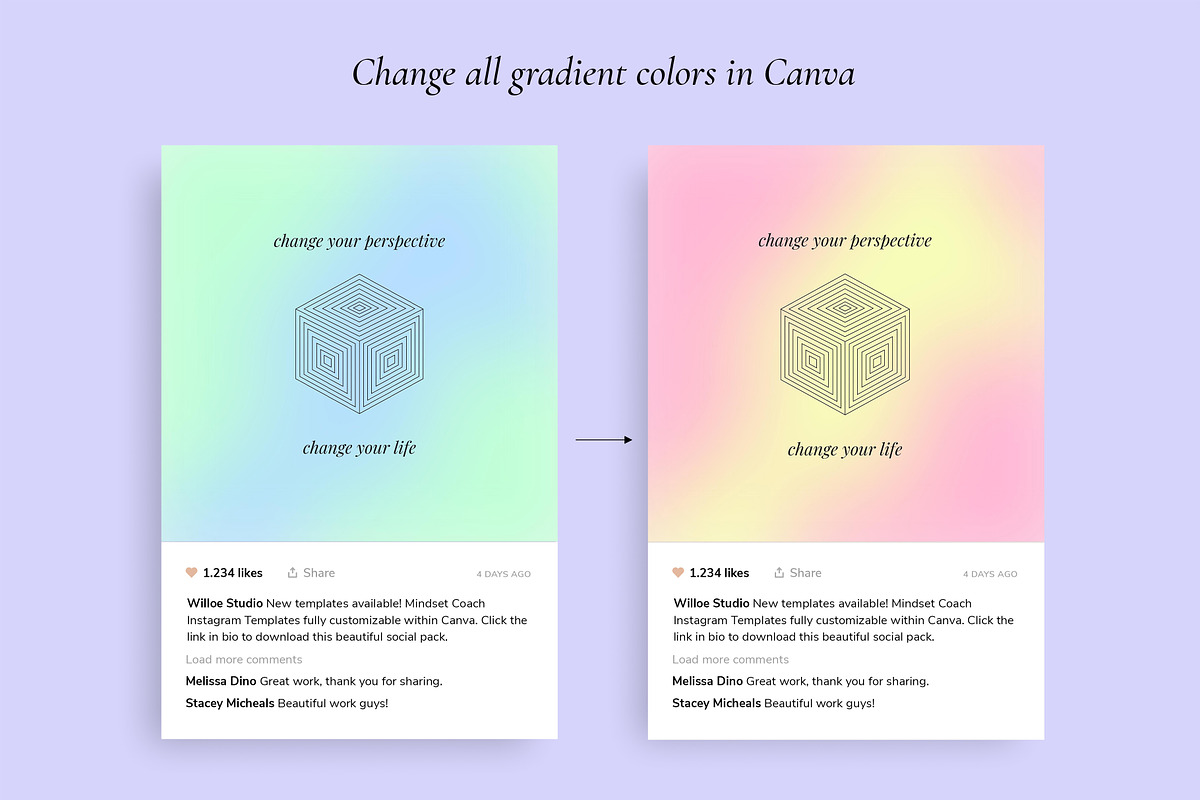 Mindset Coach Template - Canva, a Social Media Template by Willoe Studio (Photo 5 of 11)