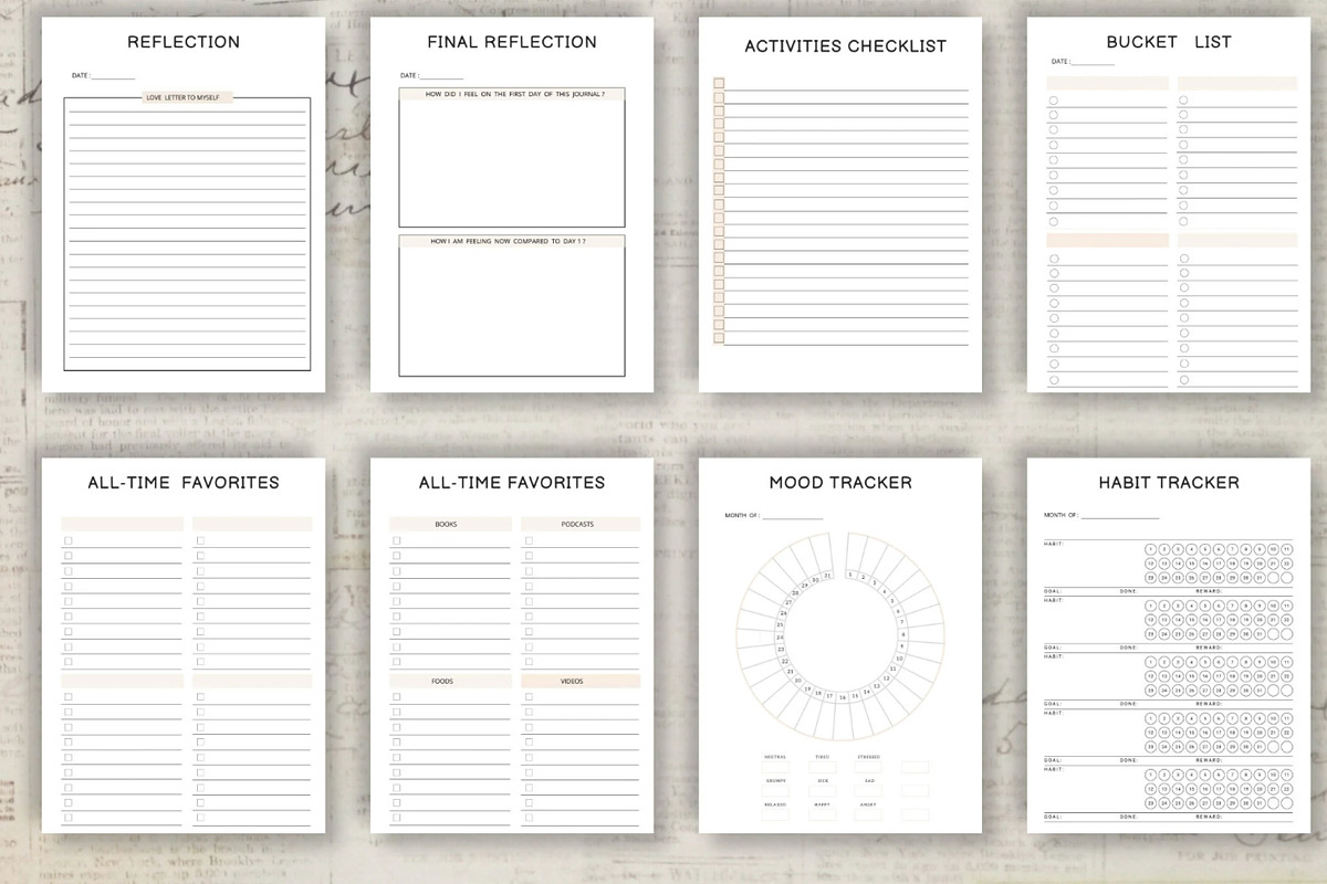 Printable Self Confidence Planner, a Stationery Template by Design House (Photo 3 of 9)