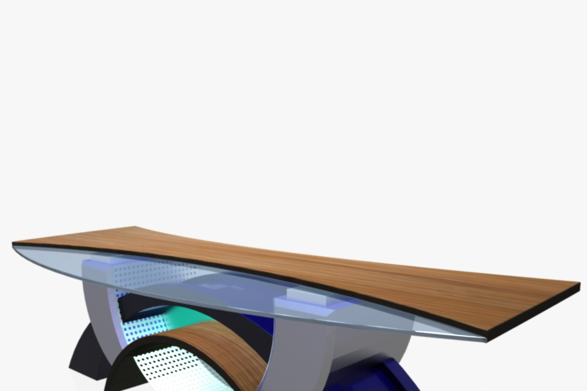 TV Studio News Desk 2, a Furniture 3D Model by akerStudio (Photo 6 of 11)