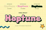 Hoptune - Retro Bold Font, a Sans Serif Font by ahweproject (Thumbnail 4 of 17)