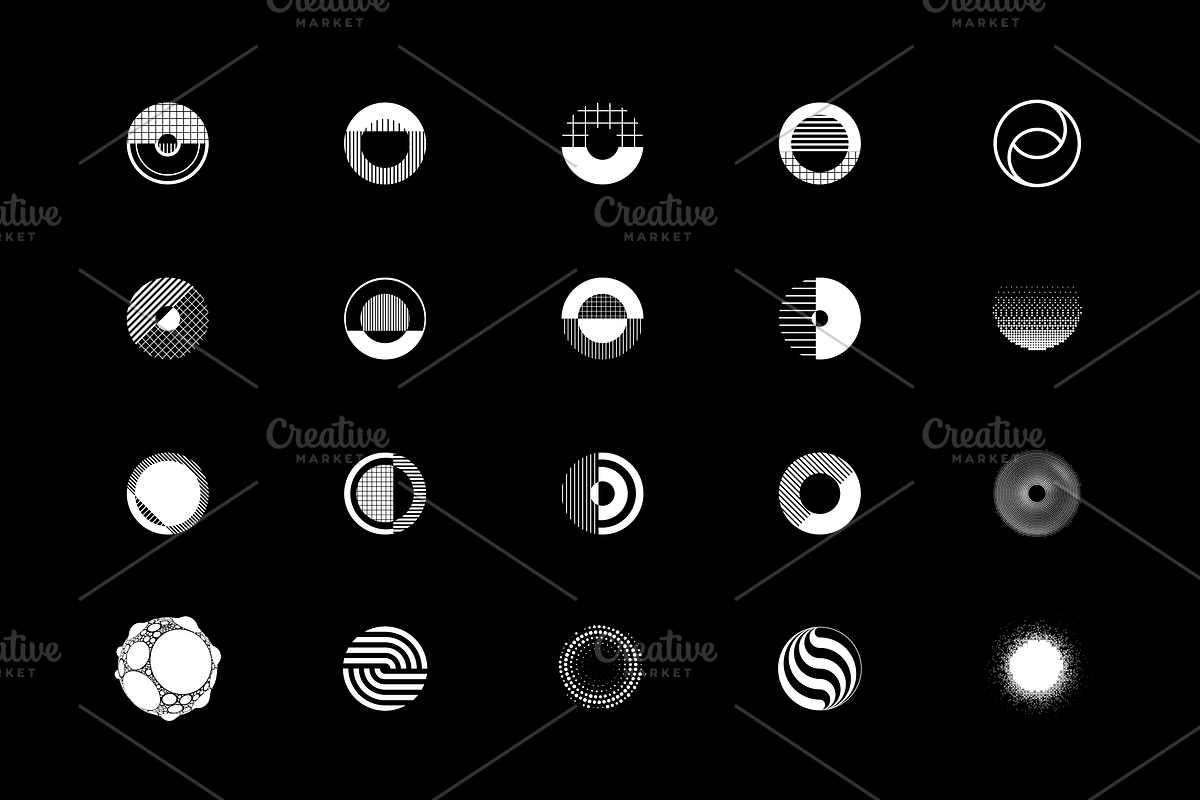 100 Circles & Spheres, an Icon by kloroform (Photo 3 of 11)