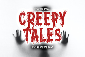 Creepy Tales, a Handwritten Font by Ditatype