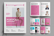 Modern Portfolio Magazine Template, a Magazine Template by MightyDesign (Thumbnail 1 of 6)