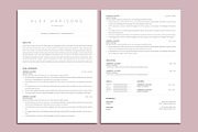 US & A4 Minimal Resume in Word, a Resume Template by paulresume (Thumbnail 2 of 3)