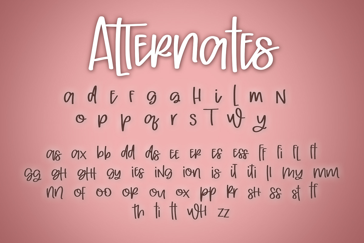 After Eight Font preview 3