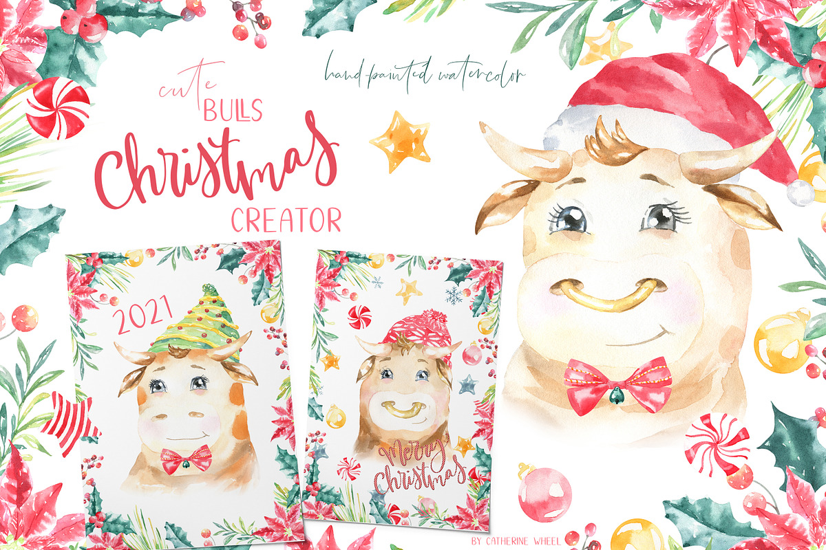26in1 BUNDLE Watercolor Animal, an Animal Illustration by Catherine Wheel (Photo 16 of 27)