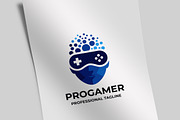 Professional Gamer Logo, a Branding & Logo Template by Design_Planet (Thumbnail 1 of 3)