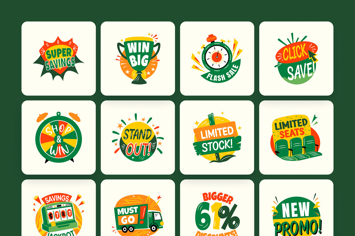 Promotional Stickers, an Emoji Icon by Vectors Market (Photo 9 of 9)