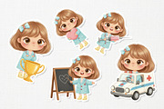 Adorable Doctor Kids Cartoon, a Healthcare Illustration by Gohsantosa (Thumbnail 4 of 4)