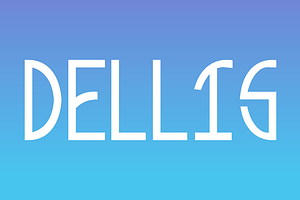 Dellis Typeface
