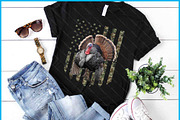 Turkey Graphic USAFlagTreeCamouflage, a Graphic by Creativeusart (Thumbnail 1 of 4)