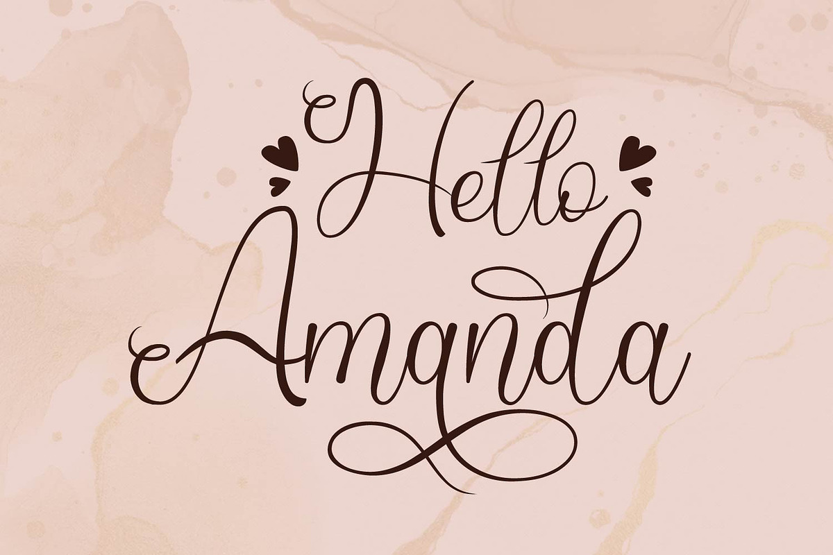 Mellandia, a Script Font by sabrcreative (Photo 5 of 12)