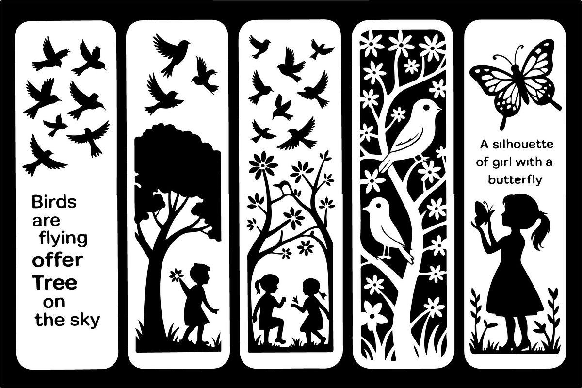 Nature Kids & Birds Panel Set, an Illustration by BIPLOB EXPERT (Photo 6 of 7)