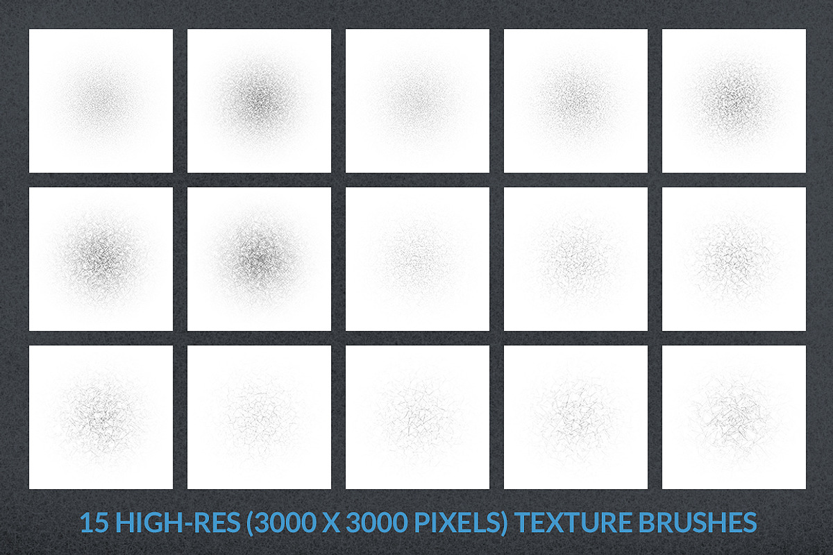 30 Geometric Texture Brushes, a Brush Add-On by Gabor Monori (Photo 4 of 5)